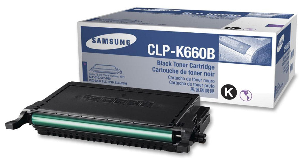 Samsung CLP-K660B Black High Yield Toner Cartridge
