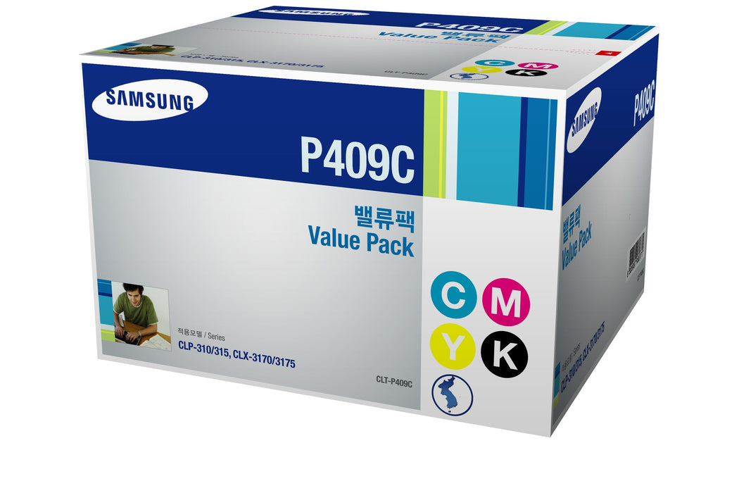 Samsung CLT-P409C Black / Color Toner Cartridge
