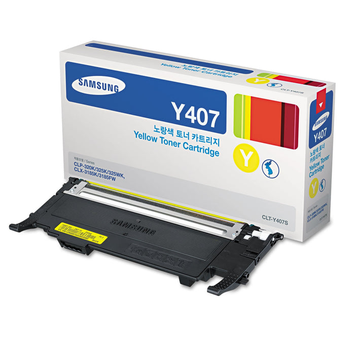 Samsung CLT-Y407S Yellow Toner Cartridge