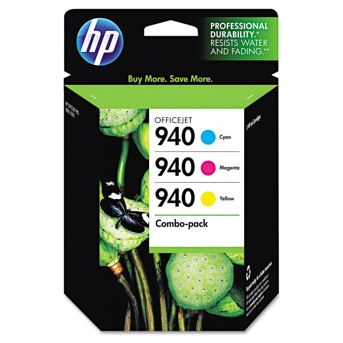 HP CN065FN Cyan / Magenta / Yellow Ink Cartridge 3/Pack