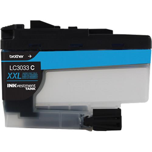Brother LC3033C Cyan Super High-Yield INKvestment Tank Original Ink Cartridge