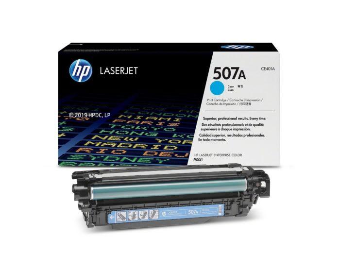 HP 507A CE401A Cyan Standard Yield Original LaserJet Toner Cartridge – 6,000 Pages