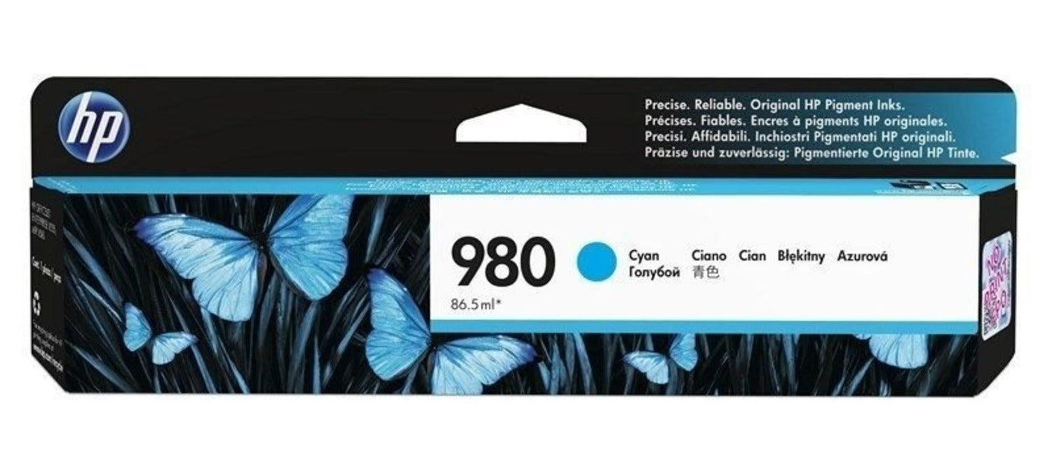 HP D8J07A Cyan Ink Cartridge