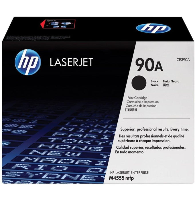 HP 90X CE390X Black High Yield Original LaserJet Toner Cartridge – 24,000 Pages