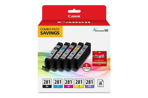 Canon 2091C006 Cyan / Magenta / Yellow / Black Ink Cartridge Combo Pack