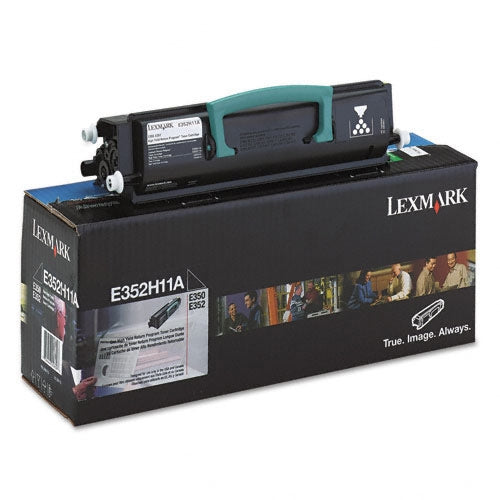Lexmark E352H11A Black High Yield Return Program Toner Cartridge
