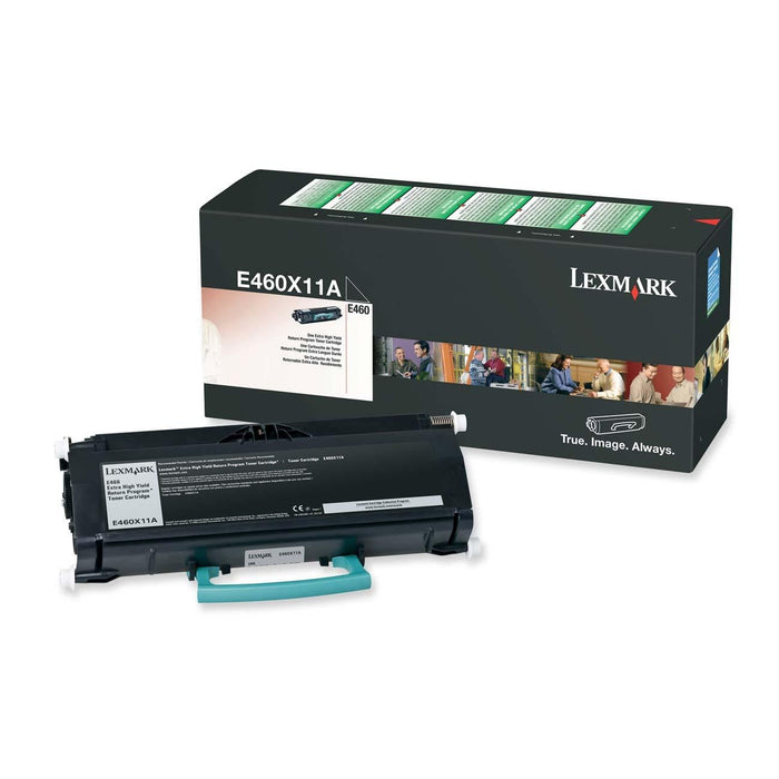 Lexmark E460X11A Black Extra High Yield Return Program Toner Cartridge