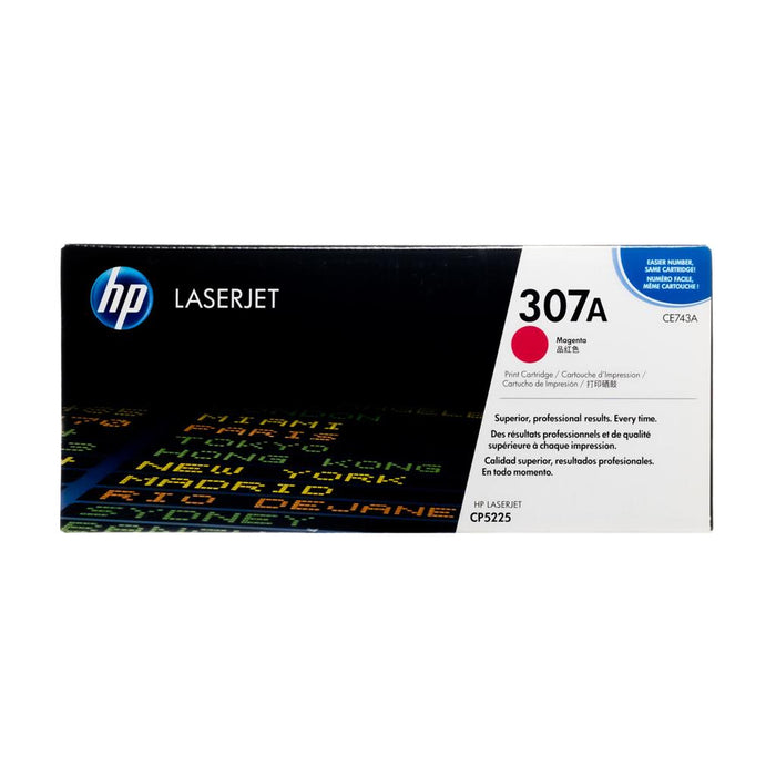HP 307A CE743A Magenta Standard Yield Original LaserJet Toner Cartridge – 7,300 Pages