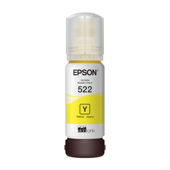 Epson 522 T522420-S Yellow Ultra-High Capacity Original Ink Cartridge — front-facing retail box