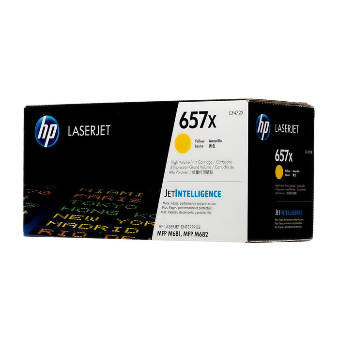 HP 657X CF472X Yellow High Yield Original LaserJet Toner Cartridge