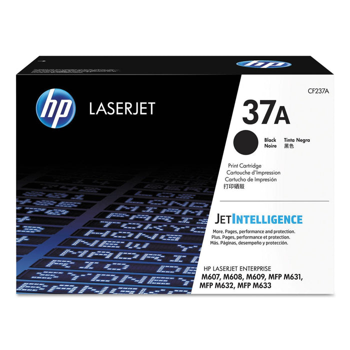 HP 37A CF237A Black Standard Yield Original LaserJet Toner Cartridge – 11,000 Pages