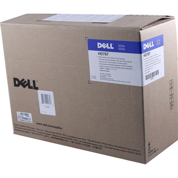 Dell HD767 Black High Yield Return Program Toner Cartridge