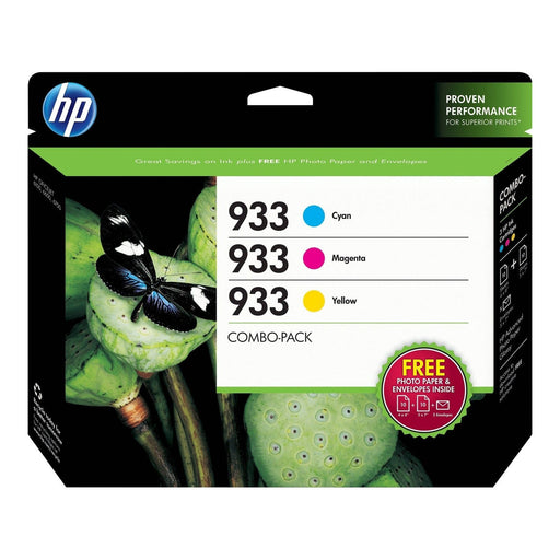 HP B3B32FN Cyan / Magenta / Yellow Ink Cartridge product image
