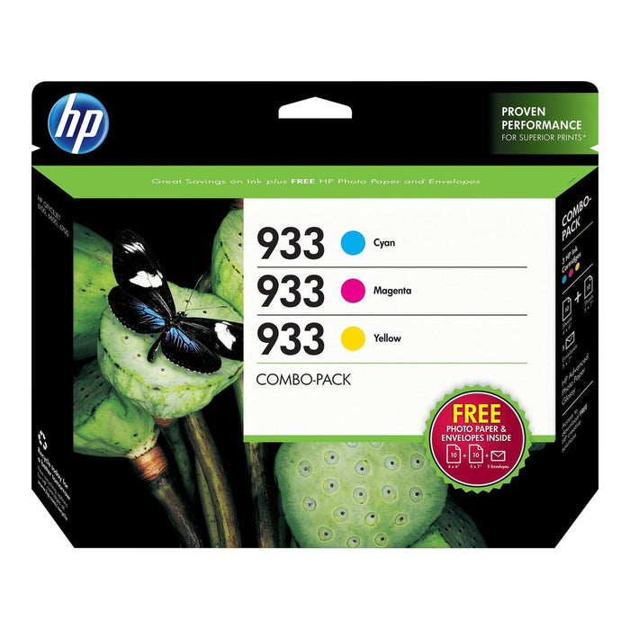 HP B3B32FN Cyan / Magenta / Yellow Ink Cartridge product image