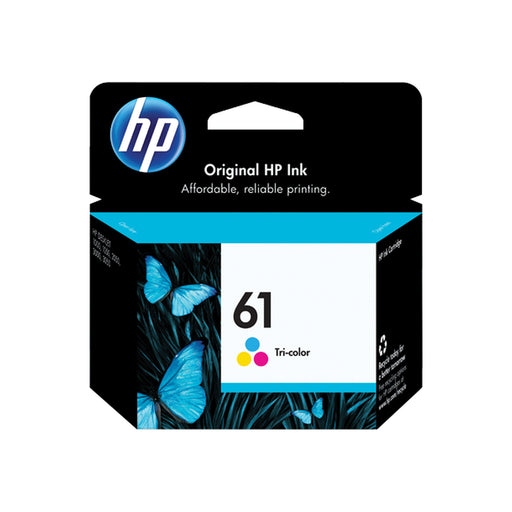 HP 61 CH562WN Tri-color Standard-Yield Original Ink Cartridge - 150 Pages - governed primary image