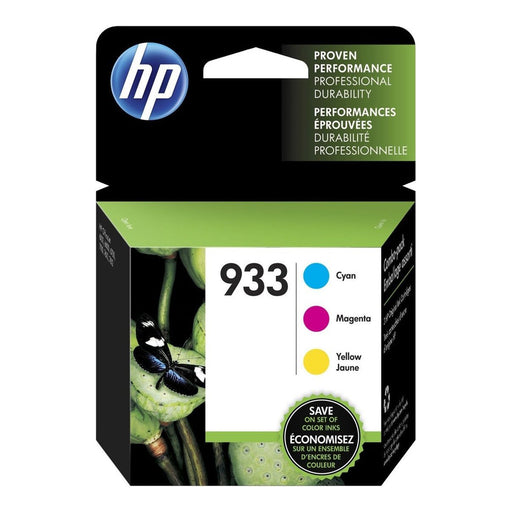 HP N9H56FN Cyan / Magenta / Yellow Ink Cartridge Combo Pack product image
