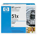 HP 51X Q7551X black high-yield original LaserJet toner cartridge retail box