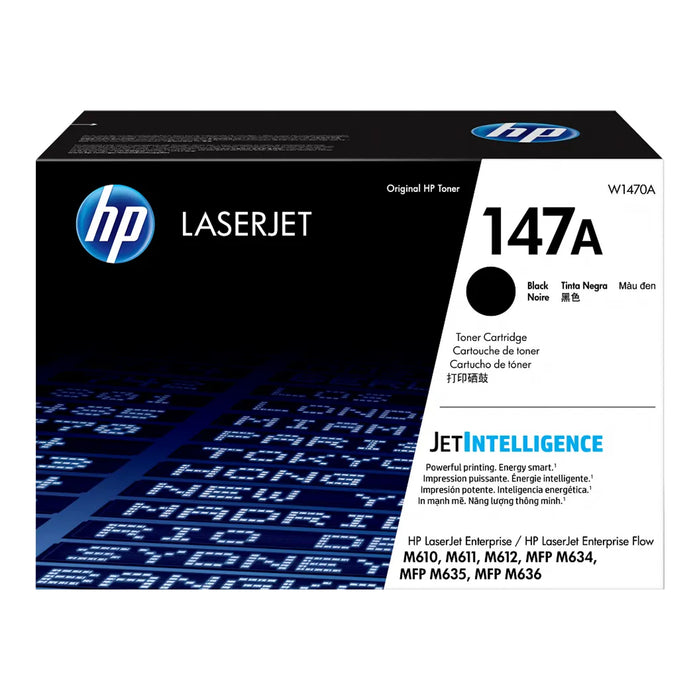 HP W1470A black original standard yield toner cartridge