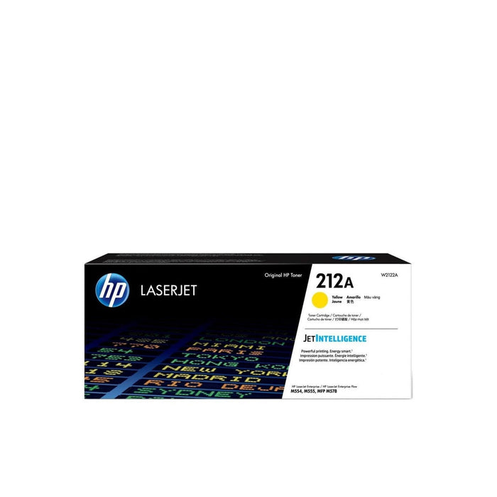 HP 212A W2122A yellow standard yield Original LaserJet toner cartridge controlled primary image