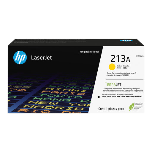 HP W2132A Yellow Standard Yield Original OEM Toner Cartridge