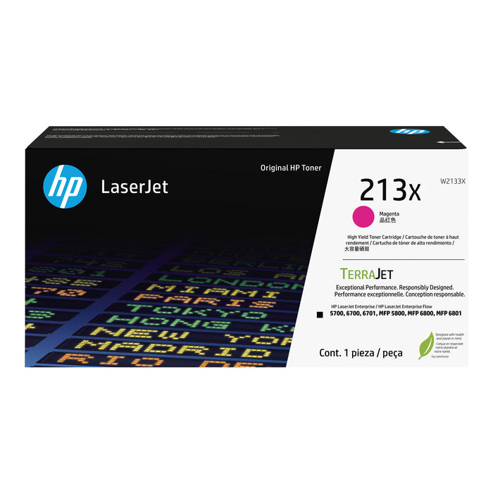 HP W2133X Magenta High Yield Original OEM Toner Cartridge
