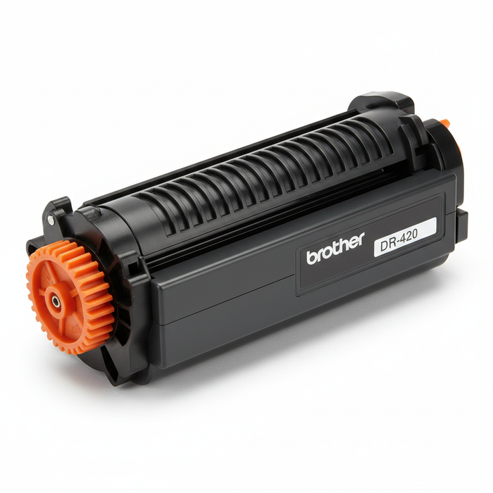 Brother DR-420 Black Drum Unit side angle view