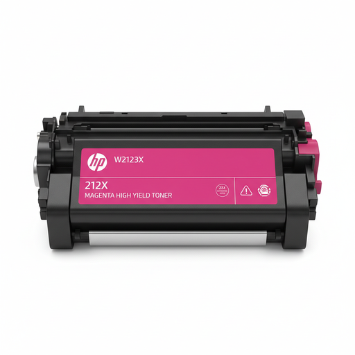 HP W2123X Magenta High Yield Toner Cartridge 212X front view