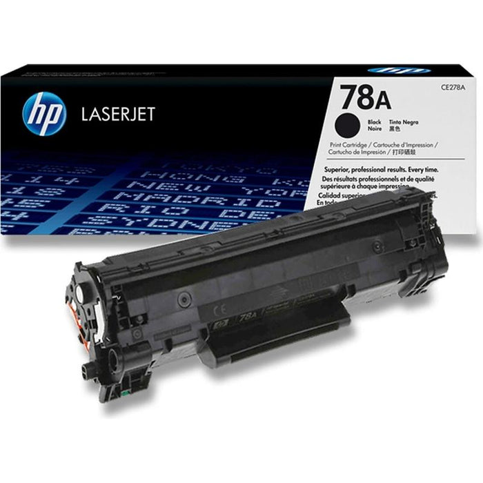HP 78A CE278A Black Standard Yield Original LaserJet Toner Cartridge – 2,100 Pages