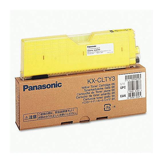 Panasonic KX-CLTY3 Yellow High Yield Toner Cartridge