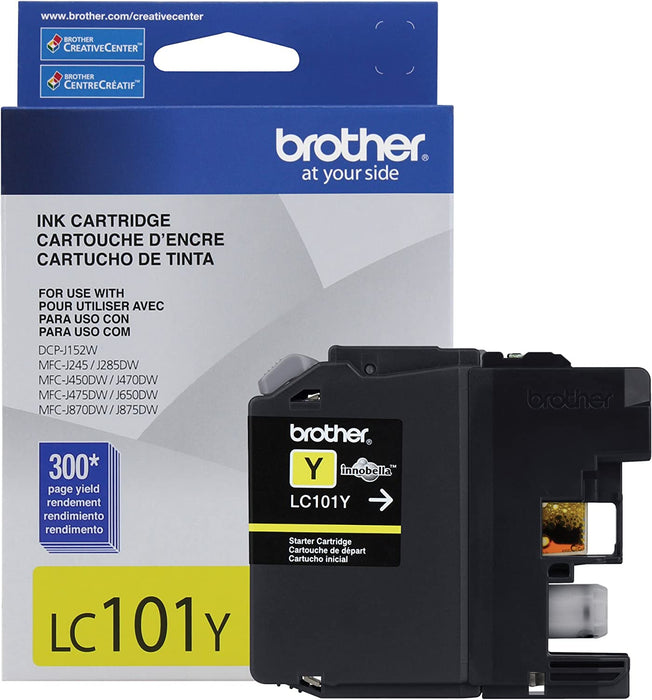 Brother LC101Y Yellow Ink Cartridge