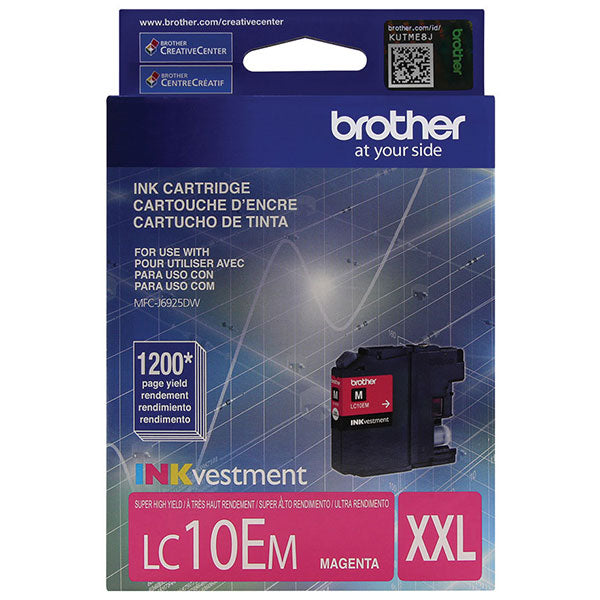 Brother LC10EM Magenta Super High Yield Ink Cartridge