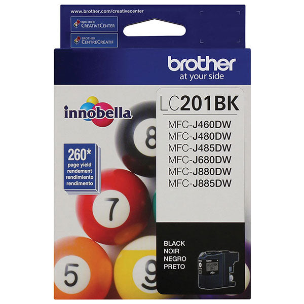 Brother LC201BK Black Ink Cartridge
