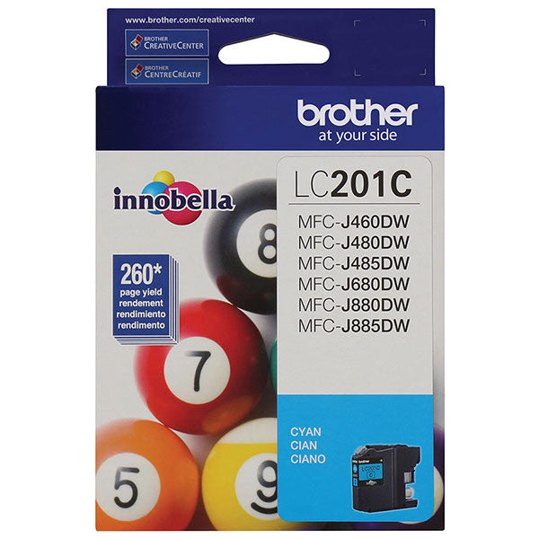 Brother LC201C Cyan Ink Cartridge