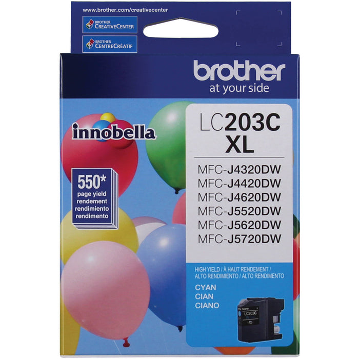 Brother LC203C Cyan High Yield Ink Cartridge