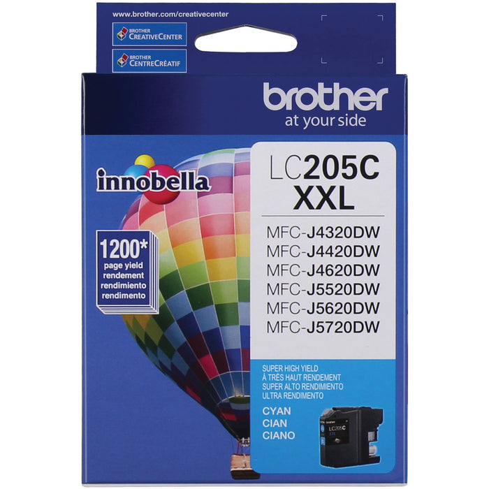 Brother LC205C Cyan Super High Yield Ink Cartridge