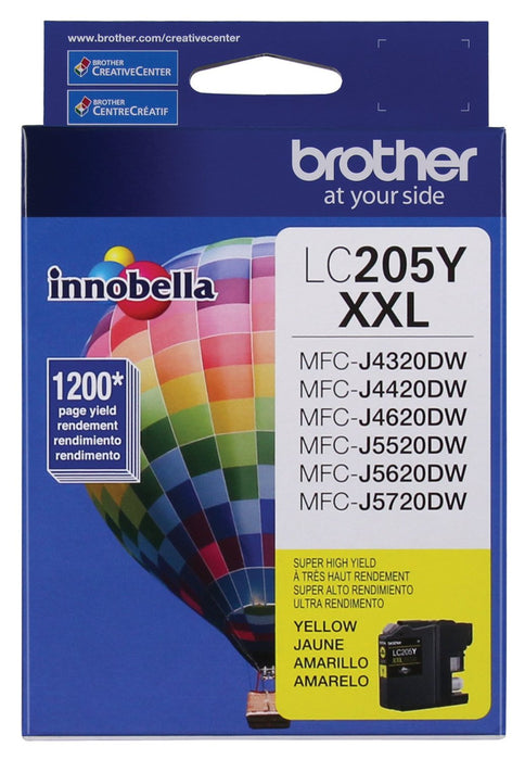 Brother LC205Y Yellow Super High Yield Ink Cartridge