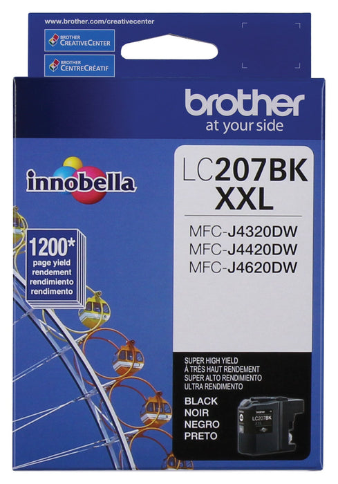 Brother LC207BK Black Super High Yield Ink Cartridge