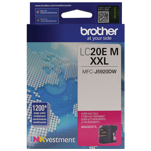 Brother LC20EM Magenta Super High Yield XL Ink Cartridge