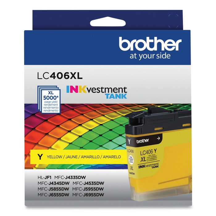 Brother LC406XLYS Yellow High Yield Ink Cartridge