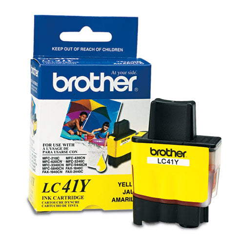 Brother LC41Y Yellow Ink Cartridge