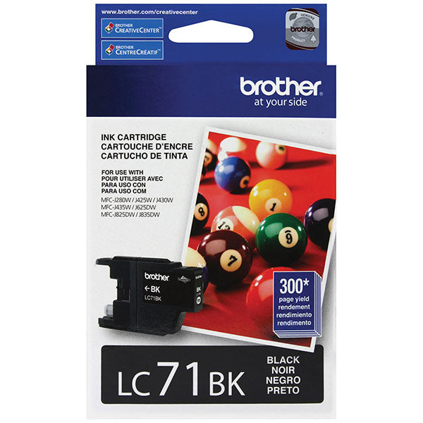 Brother LC71BK Black Ink Cartridge
