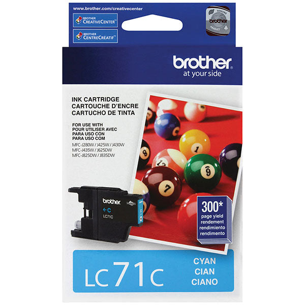 Brother LC71C Cyan Ink Cartridge