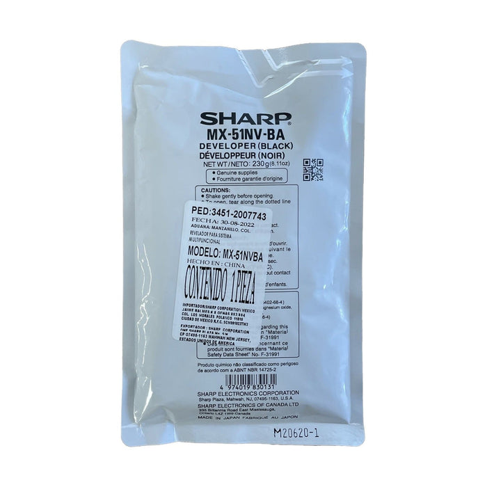 Sharp MX-51NV-BA Black Developer