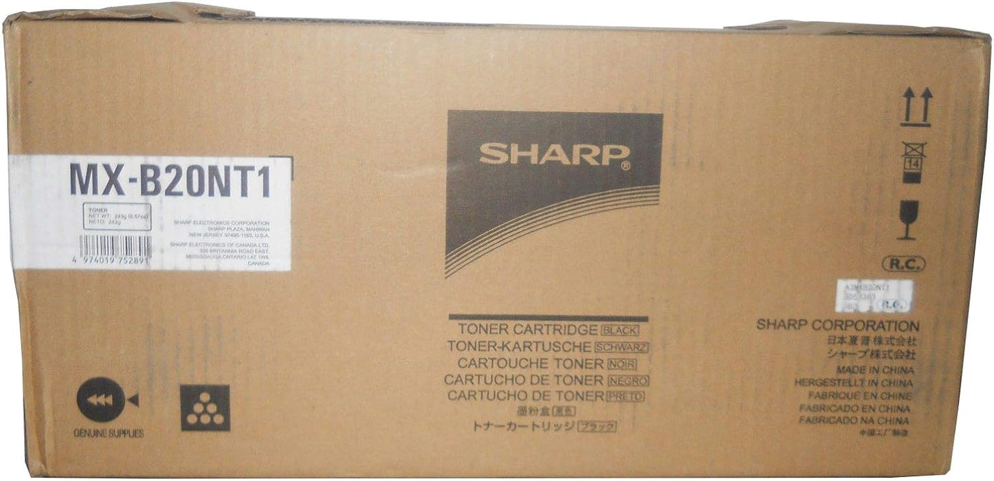 Sharp MX-B20NT1 Black Toner Cartridge