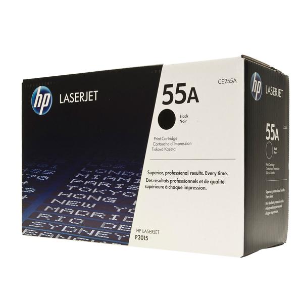 HP 55A CE255A Black Standard Yield Original LaserJet Toner Cartridge – 6,000 Pages