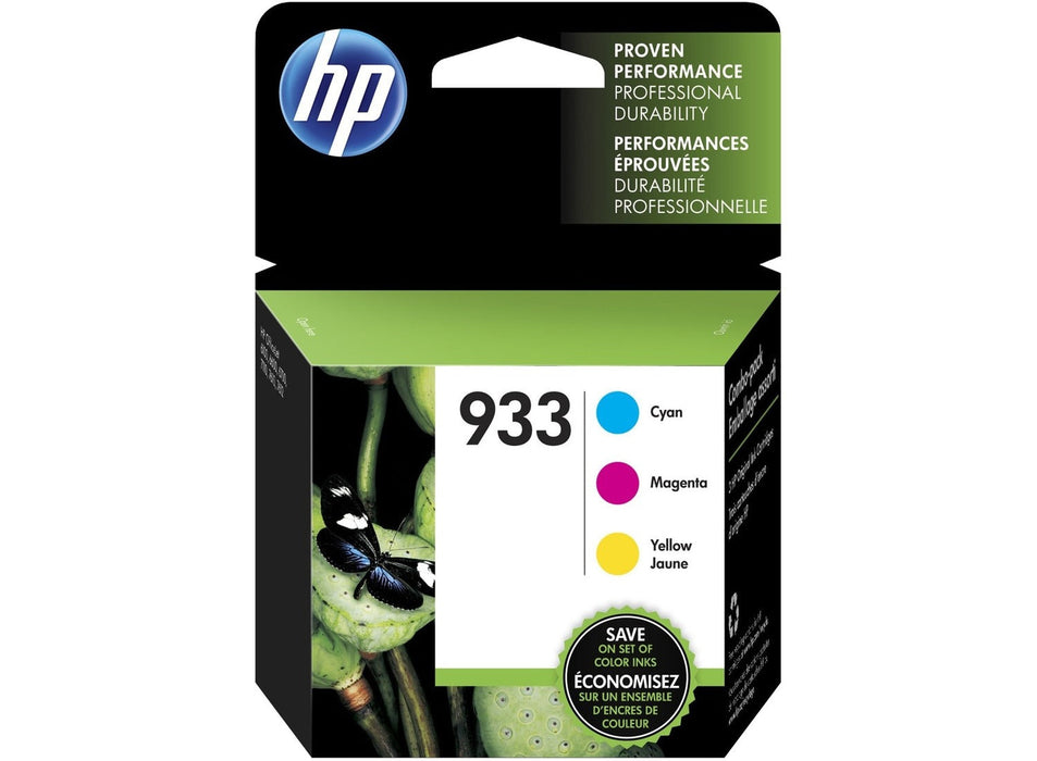 HP N9H56FN Cyan / Magenta / Yellow Ink Cartridge Combo Pack