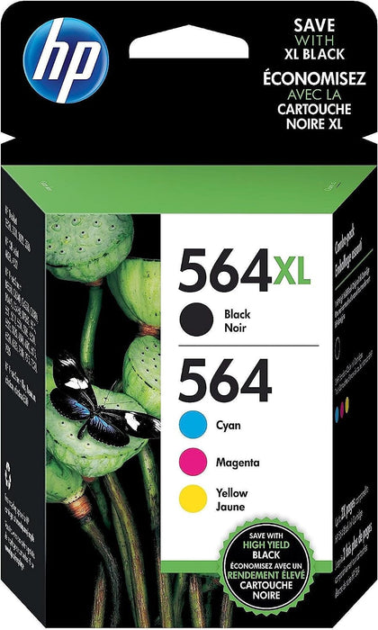 HP N9H60FN Cyan / Magenta / Yellow / Black Ink Cartridge 4/Pack