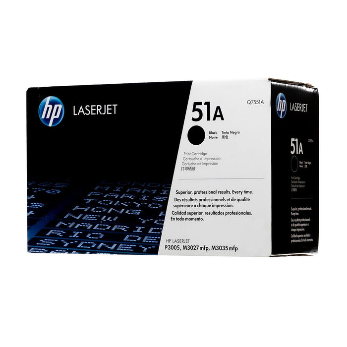 HP 51A Q7551A Black Standard-Yield Original Toner Cartridge - 6,500 pages (ISO/IEC 19752)