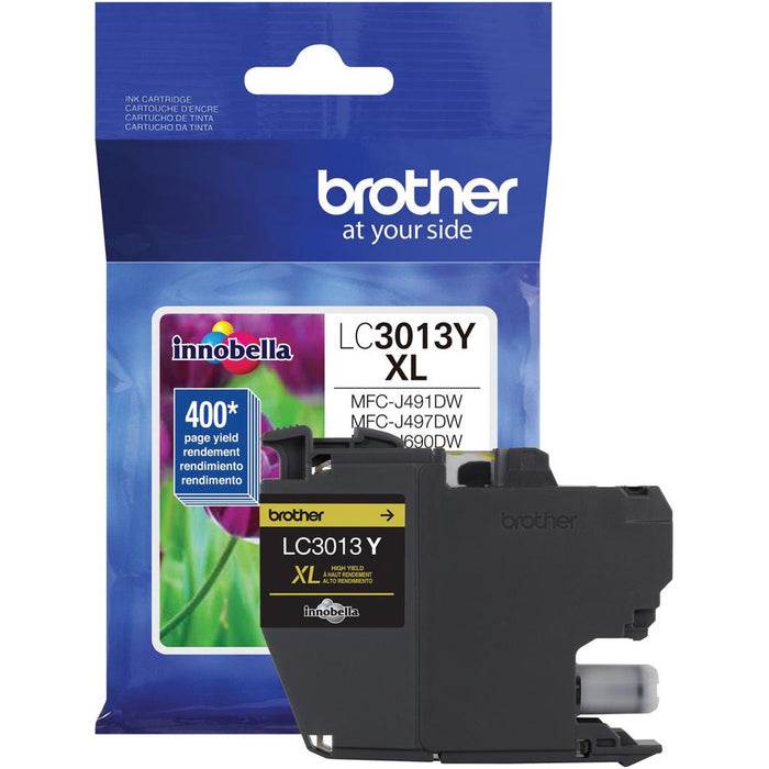 Brother LC3013Y Yellow High-Yield Original Ink Cartridge