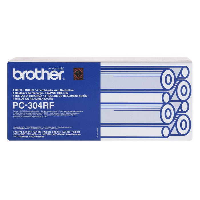 Brother PC-304RF Black Thermal Fax Ribbon